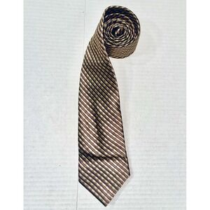 Dragon Necktie Men's OS Brown Geometric‎ Pattern Office Professional Corpcore